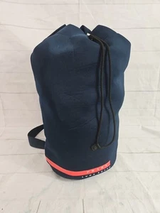 Prada Luna Rossa Beauty Blue Drawstring Bucket Duffle Bag Sling Crossbody - Picture 1 of 13