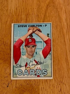 STEVE CARLTON 1967 Topps #146 3rd Year Card! NL Strikeouts Leader All-Time! - Picture 1 of 2