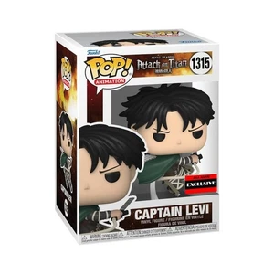 Attack on Titan Captain Levi AAA Anime Exc Funko Pop #1315 mit Protector Pre Order - Bild 1 von 1