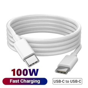100W USB-C auf USB-C Schnell Ladekabel PD Kabel Typ-C Kabel für iPhone 15 Pro Max, iP - Bild 1 von 8
