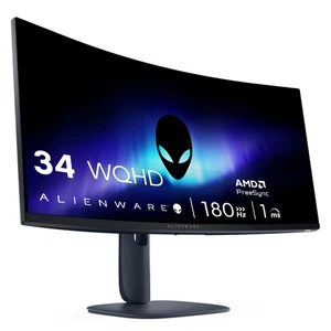 34 Écran PC Gaming - AW3425DWM WQHD 3440x1440 219 1500R Incurvé 180Hz VA 1ms ... - Photo 1/9