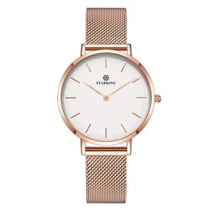 Starking Milanese Gold Tone Mesh Strap Watch - N18-4 - Picture 1 of 6