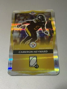 2025 Uno Elite Alt Jersey Yellow Foil - CAMERON HEYWARD #076 Pittsburgh Steelers - Picture 1 of 2