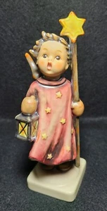 M.J. Hummel Goebel Weihnachtslied 343 Germany 6 1/4" TMK 7 Engel Stern Laterne - Bild 1 von 5