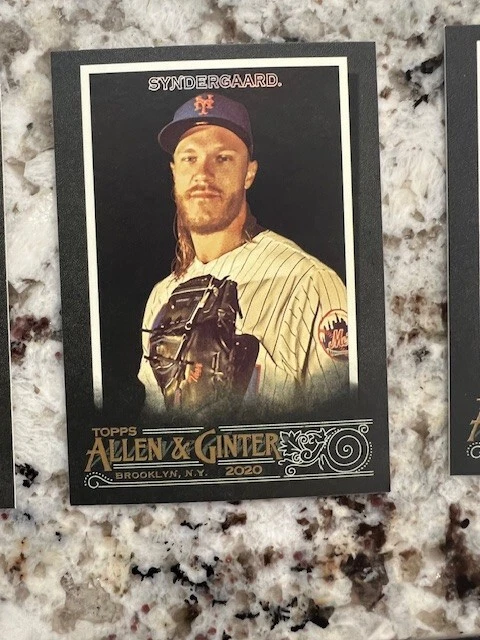2020 TOPPS ALLEN GINTER X CARD NEW YORK METS NOAH SYNDERGAARD #196 - Image 1 of 1