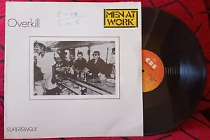 MEN AT WORK *** Overkill *** ORIGINAL 1983 Spain 12" Single - Picture 1 of 4