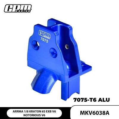 GPM 7075 Alloy Center Diff Gear Cover For ARRMA 1/8 Kraton 6S EXB V6 Nonoriou V6 - Image 1 of 4