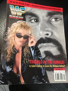 WWF WWE Magazine SEPTEMBER 1997 Sable Cover - Picture 1 of 3