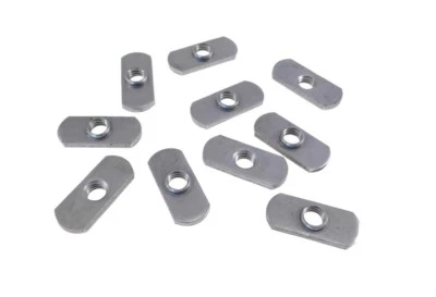 BUCKEYE FASTENER 10 Pack 3/8-16 Spot Weld Nuts - Double Tab - ND 3324