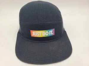 Nike Just Do It Rainbow Pride Be True 5 Panel Snap Adjustable Hat Cap Men Women - Picture 1 of 18