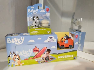 Bluey  Felt Megamat  Soft Durable Playmat  & Muffin & Chef Hat - Picture 1 of 6