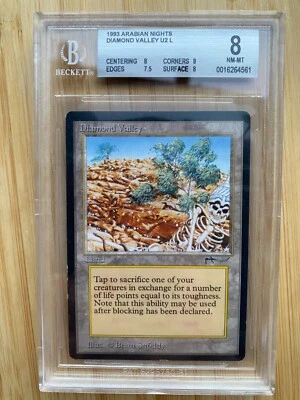 Diamond Valley MTG Arabian Nights BGS Grade 8/7.5/8/8 NM-MT (RG) 4RCards - Image 1 of 4