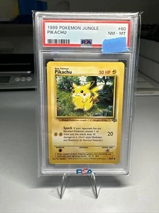 1999 Pokemon Jungle #60 Pikachu PSA 8 NM-MINT - Bild 1 von 3