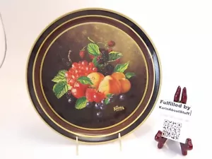 Bandeja para servir nudos bayas granja lata recuerdo bandeja de metal diseño de frutas envío gratuito - Imagen 1 de 3