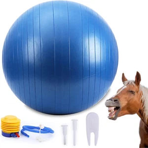 Herding Ball for Horse, 40" Anti-Burst Giant Soccer Ball Toy for Horses, Pump In - Picture 1 of 12