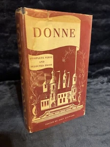 John Donne: Kompletter Vers und ausgewählte Prosa HCDJ 1972 Nonesuch Press - Bild 1 von 17