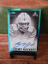 2021 Leaf Memories 1960 Spectrum SSP HOBBY #'d /50 Jeremy Ruckert #BW-JR1 Auto