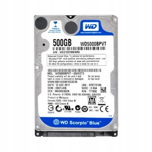 Disque Dur Western Digital WD5000BPVT 500GB 5400U/Min 8MB Cachette SATA II 2.5' - Photo 1/3