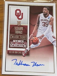 2015-16 Panini Contenders Draft Picks #160 TaShawn Thomas RC Rookie Card Auto - Picture 1 of 2