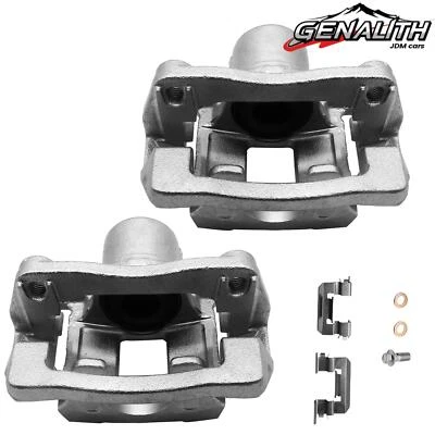 2pcs Left Right Rear Disc Brake Calipers w/Brackets for 2013-2019 Cadillac ATS - Изображение 1 из 4