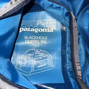 Patagonia Black Hole Duffel Bag 90L 2 Way Travel Blue - Picture 1 of 8