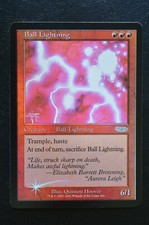 Magic The Gathering MTG BALL LIGHTNING FOIL Judge Promo NM Near Mint
