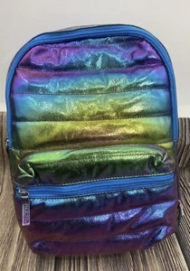 More Than MagicIridescent Multicolor Kids Puffy Backpack. 9"x13"x5" NEW - Picture 1 of 5