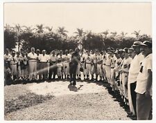 CUBAN INDUSTRIES BASEBALL TEAMS REBEL MAKES FIRST PICTH CUBA 1959 Photo Y 257