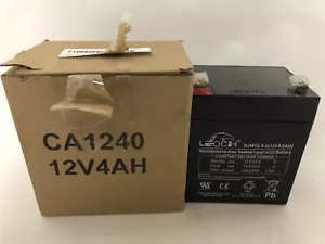 Leoch Sealed Lead Acid Battery: 12V DC, 4.5 Ah Capacity - Picture 1 of 2
