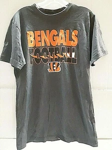 Cincinnati Bengals NFL Gray "Bengals Football " T-shirt, Medium - Picture 1 of 4