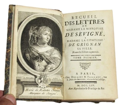 Recueil des Lettres de la marquise de Sévigné à la Comtesse de Grignan,8/8. 1754 - Photo 1/4