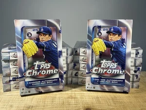 2025 Topps Chrome Baseball Hobby Box Factory Sealed - Picture 1 of 3
