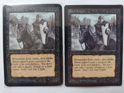 Black Knight Magic The Gathering Card - Image 1 of 4