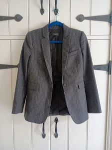 Joseph Women’s Charcoal Pinstripe Wool Suit Size 38 (Blazer + Trousers Set) - Picture 1 of 5