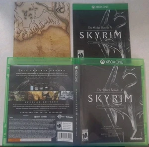 The Elder Scrolls V Skyrim Edición Especial (Xbox One) Completo En Caja + Mapa Póster - Imagen 1 de 2