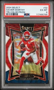 2024 Select Xavier Worthy Tri Color Concourse/299 PSA 6 - Imagen 1 de 2