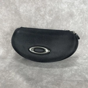 Oakley Hard Case Eyeglasses Sunglasses Clamshell Zip Up Black Case Only - Picture 1 of 6