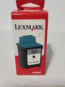 LEXMARK 50 Black Ink Cartridge - Z12 Z22 Z32 Z705 Z707 Z710 Compaq IJ600 - NIB! - Afbeelding 1 van 7