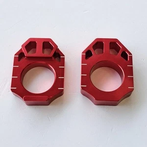 Bloques de ejes Zeta - KX125/250 KXF250/450 RMZ250/450 RMX450 (Rojo) - Imagen 1 de 4