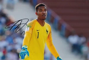 Football - Alban Lafont - Hand Signed 12x8 Inch Photograph - France - COA - Picture 1 of 1