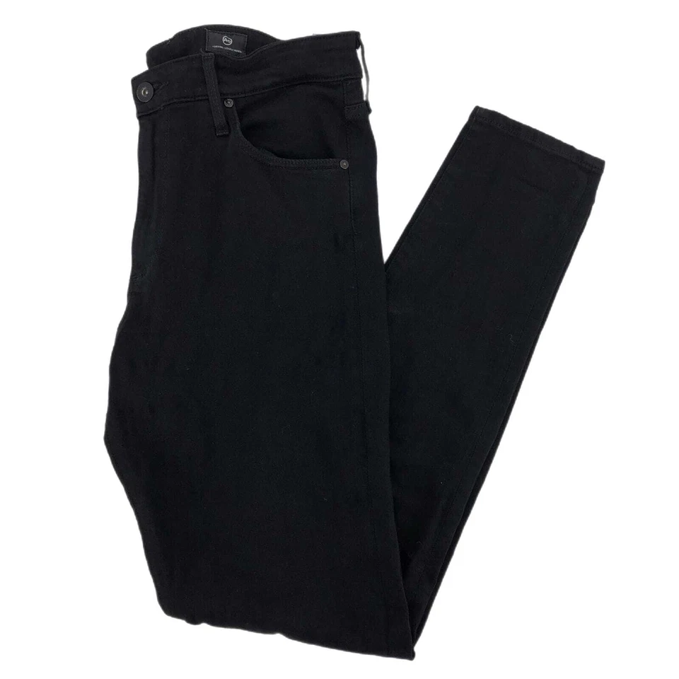 Jeans ajustados Ag Adriano Goldschmied negros tiro bajo | Talla 29 Foto 1 de 4