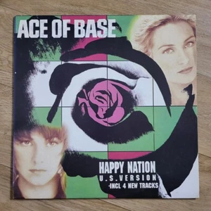 [VG+] Ace Of Base - Happy Nation (U.S. Version) (1994 Korea 1ST LP Vinyl) - Picture 1 of 6