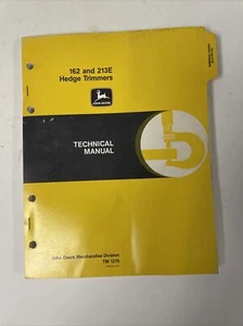 John Deere Technical Manual 162 213E Hedge Trimmers - Picture 1 of 3