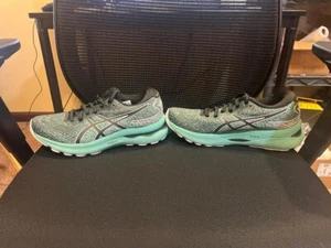 Asics Gel-Nimbus 24 Damen-Laufschuhe, Größe 6 US, schwarz/türkis - Bild 1 von 5