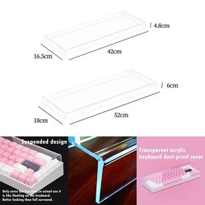 Mechanical Keyboards Dust Cover Acrylic Keypads Cover Transparent Dustproof Case - Picture 1 of 7