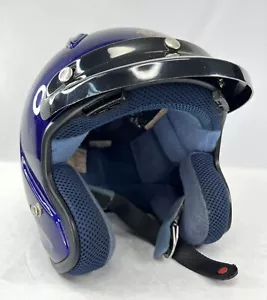 ARAI Classic/M2000 Solid Open Face DOT SNELL Motorcycle Helmet Blue Size S - Bild 1 von 11