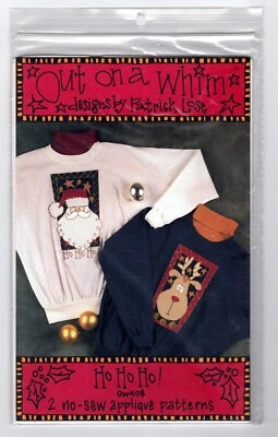 VTG 1990S SEWING CRAFTS PATTERN Out on a Whim INDYGO JUNCTION Ugly Xmas Sweaters - Image 1 of 2