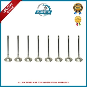 EXHAUST VALVE - 8 PCS FOR JAGUAR RANGE ROVER 2.0 DIESEL ENGINE 204DTA TWIN TURBO - Picture 1 of 4
