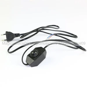 Cable de atenuación de línea de interruptor sin electrodos negro 1,8 M con interruptor de línea enchufe de la UE - Imagen 1 de 4