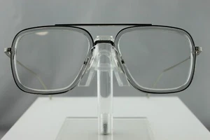 Kokoxili S31394 C05 Silver/Clear Metal Frame Clear Demo Lens Eyeglasses - Picture 1 of 8